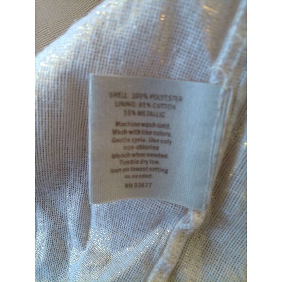 Decree Shimmer Tulle Skirt Sz‎ S Gold Sparkle Elastic Waist Excellent Condition - Picture 5 of 6